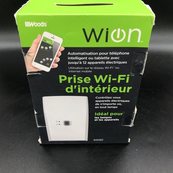 WiOn 50050 Indoor Wi-Fi Outlet, Wireless Switch, Programmable Timer w App - Picture 3 of 12